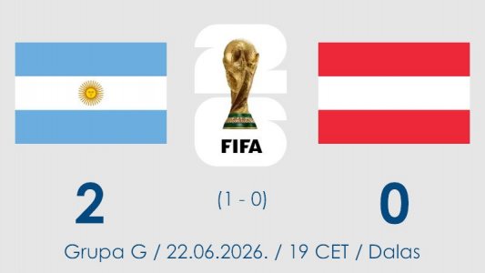 Mesi dvostruki strelac, Argentina savladala Austriju i overila plasman dalje
