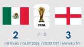 Engleska preživela crveni karton i eliminisala Meksiko