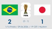 Brazil golom Martinelija u nadoknadi slomio Japan za plasman u četvrtfinale